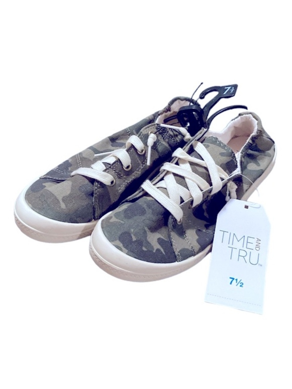 Time And Tru Scrunch Back Memory Foam Slip On Snickers